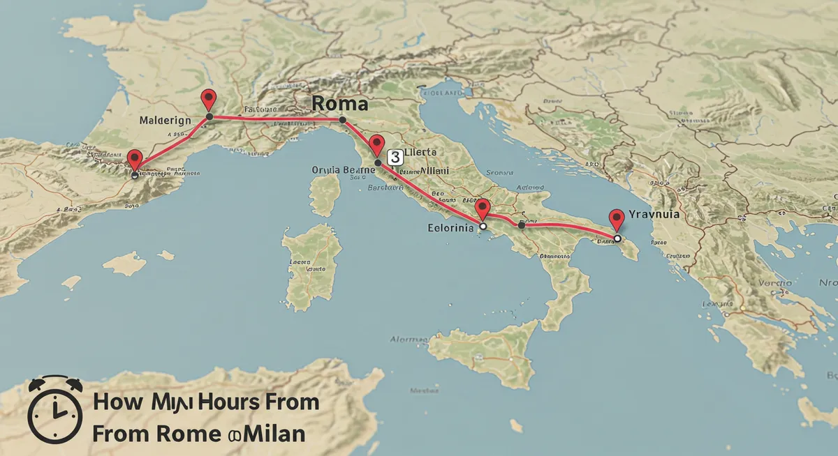 How Many Hours from Rome to Milan?