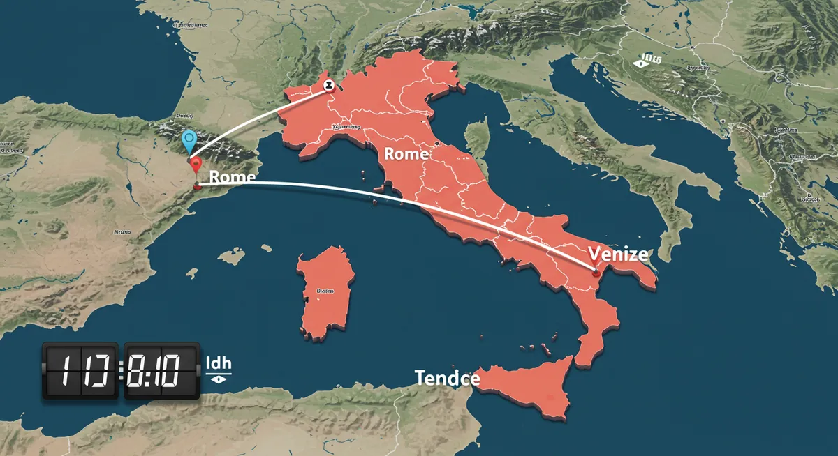 How Many Hours from Rome to Venice?