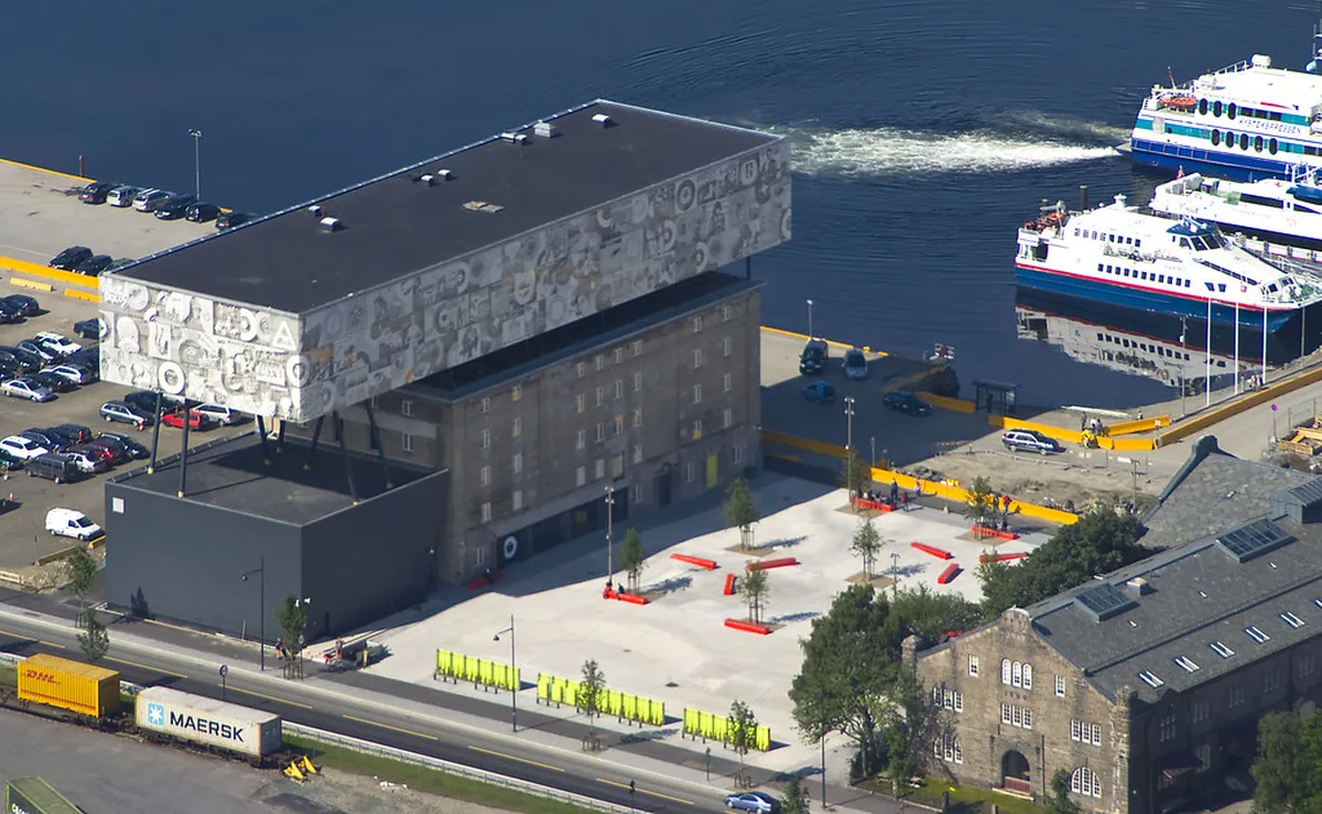 Rockheim's Unique Glass Facade Design in Trondheim