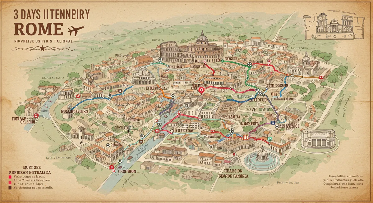 Rome Itinerary: 3 Days of Ancient Wonders