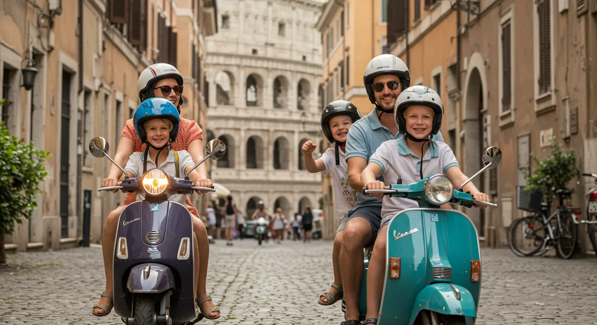 Rome Vespa Tour with Kids: Family Fun Guide