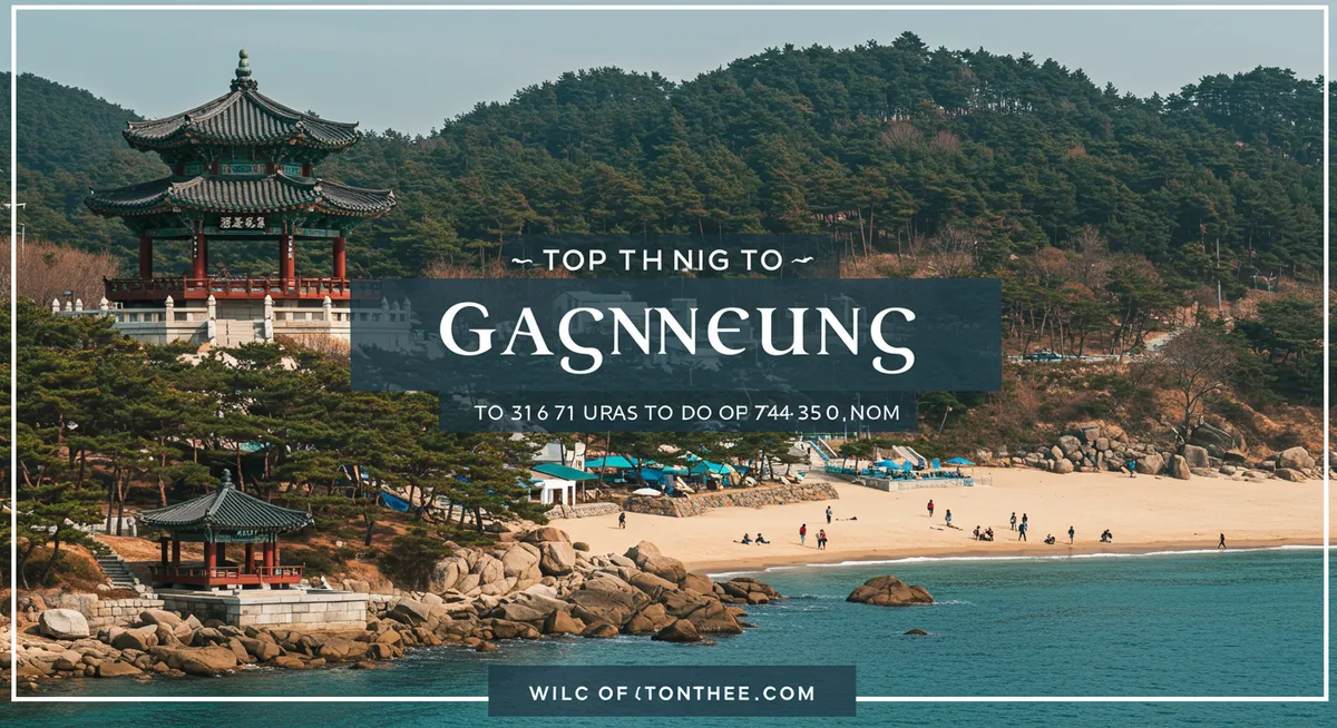 Top Things to Do in Gangneung: Coastal Charms & Culture