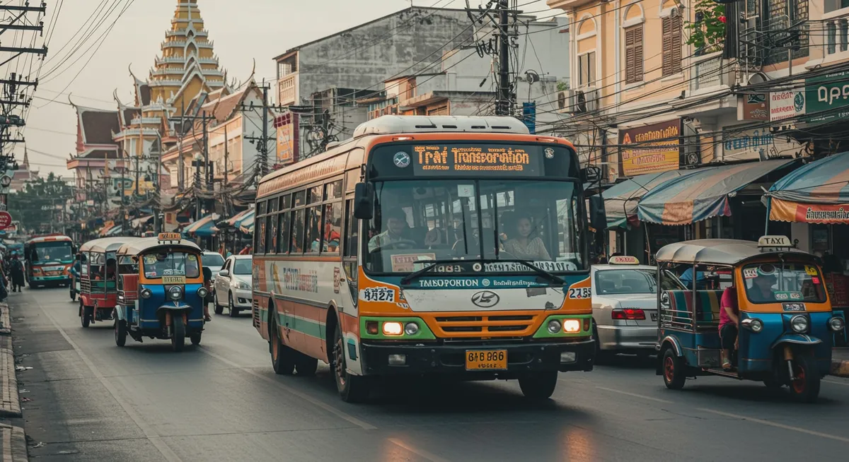 Trat Transportation Guide: Buses & Taxis